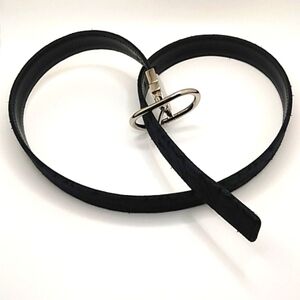 CALVIN KLEIN BLACK MONOGRAM REVERSIBLE BELT SIZE XS  34L x 1W